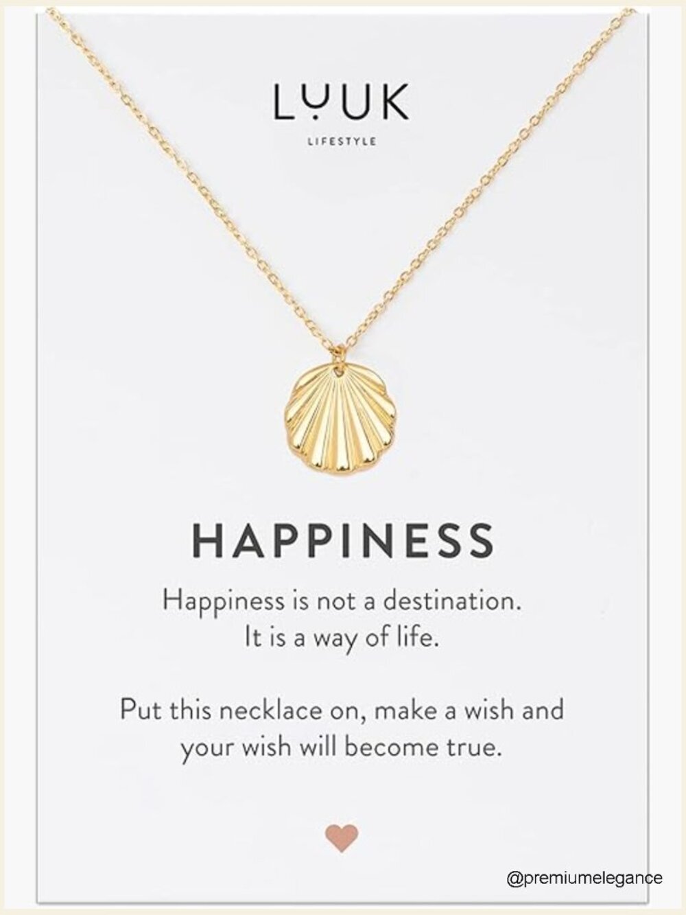 Stainless Steel Pendant Necklace with Meaningful Charm, Adjustable Chain